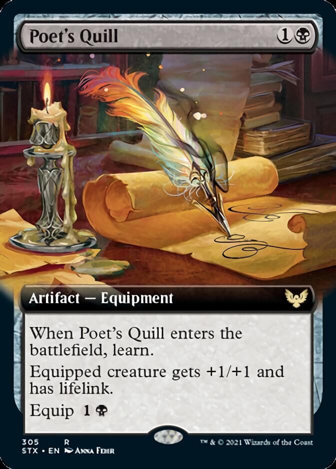 Poet's Quill (Extended) [Strixhaven: School of Mages] | Good Games North