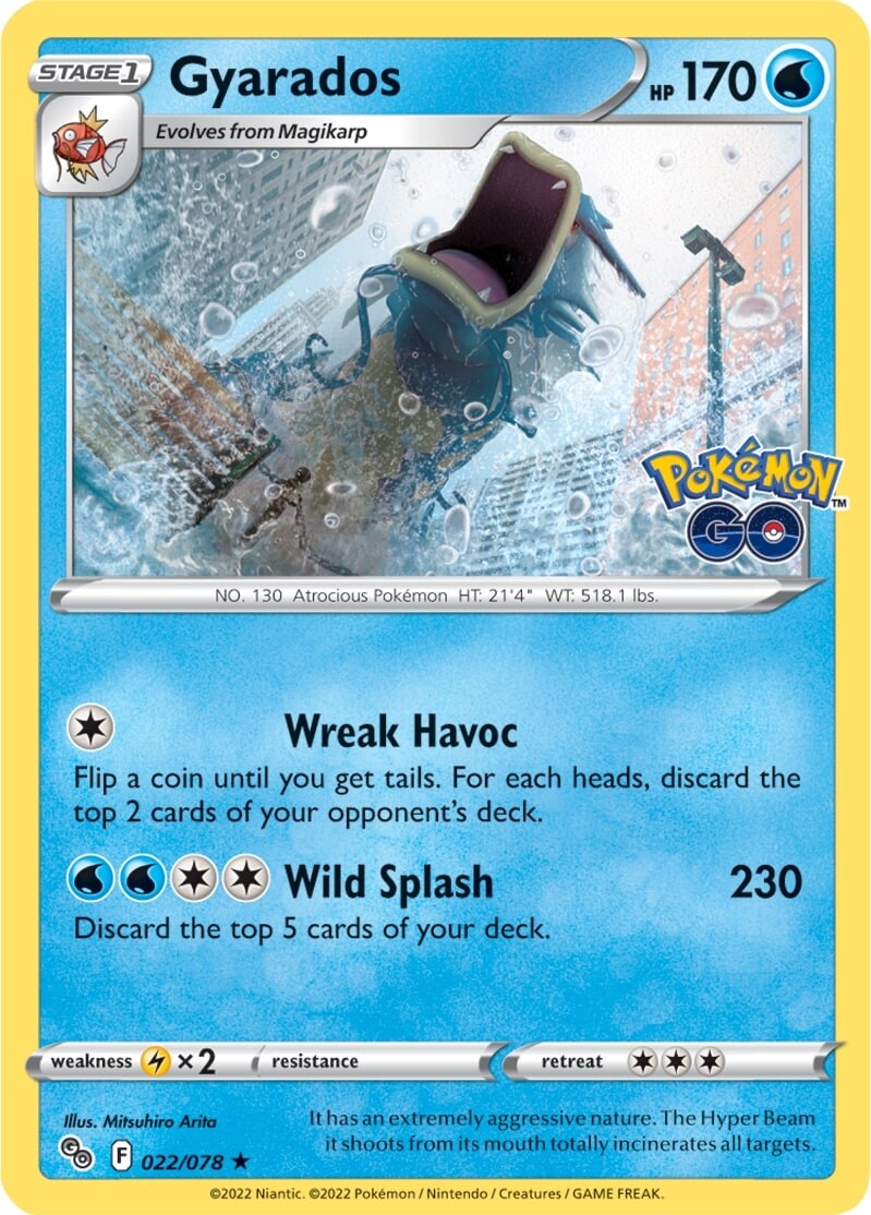 Gyarados (022/078) [Pokémon GO] | Good Games North