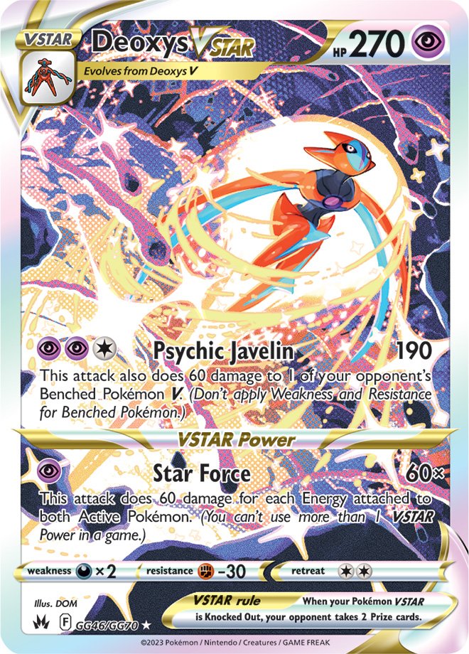 Deoxys VSTAR (GG46/GG70) [Sword & Shield: Crown Zenith] | Good Games North