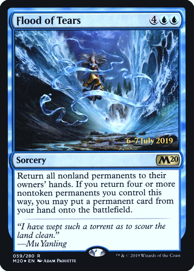 Flood of Tears  [Core Set 2020 Prerelease Promos] | Good Games North