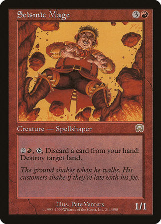 Seismic Mage [Mercadian Masques] | Good Games North
