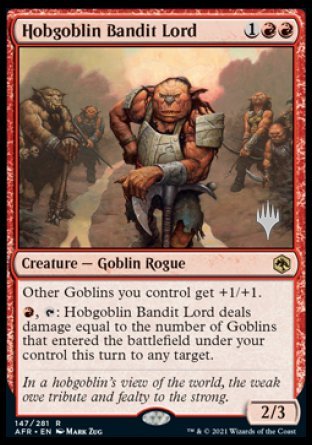Hobgoblin Bandit Lord (Promo Pack) [Dungeons & Dragons: Adventures in the Forgotten Realms Promos] | Good Games North