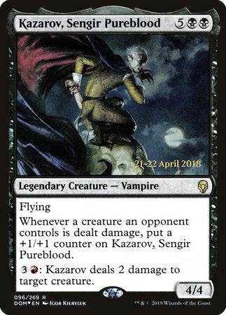Kazarov, Sengir Pureblood [Dominaria Promos] | Good Games North