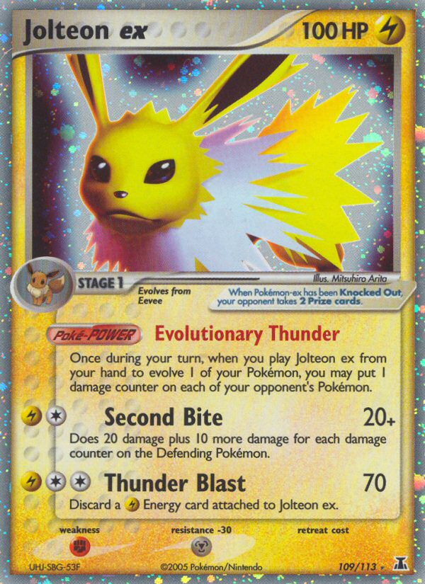 Jolteon ex (109/113) [EX: Delta Species] | Good Games North