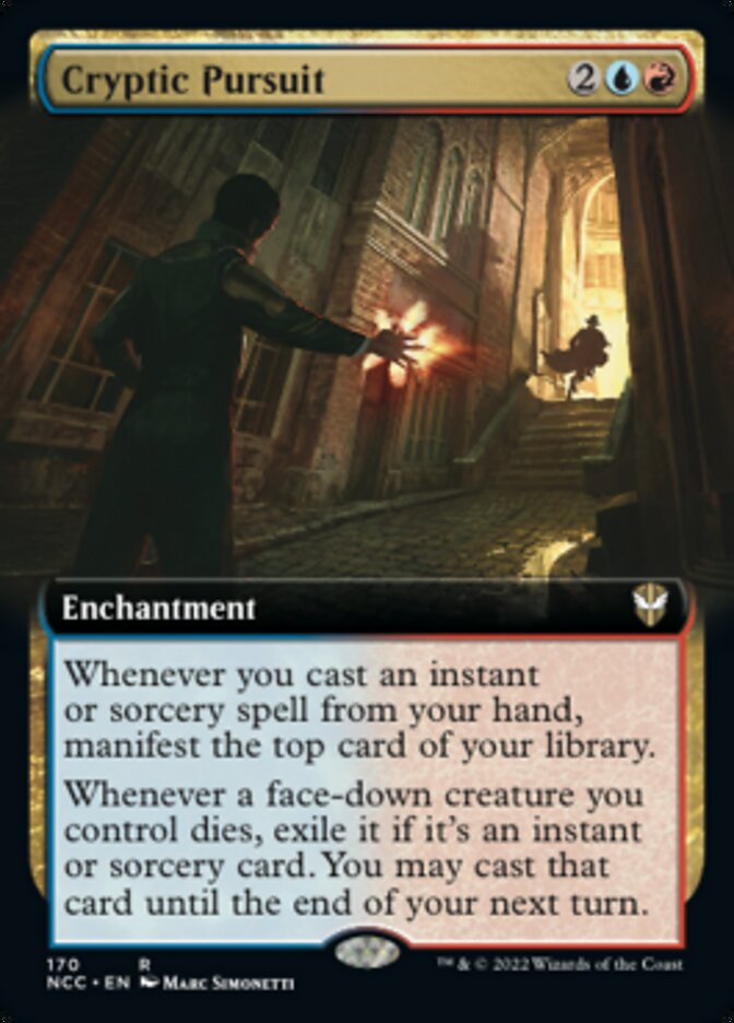 Cryptic Pursuit (Extended Art) [Streets of New Capenna Commander] | Good Games North