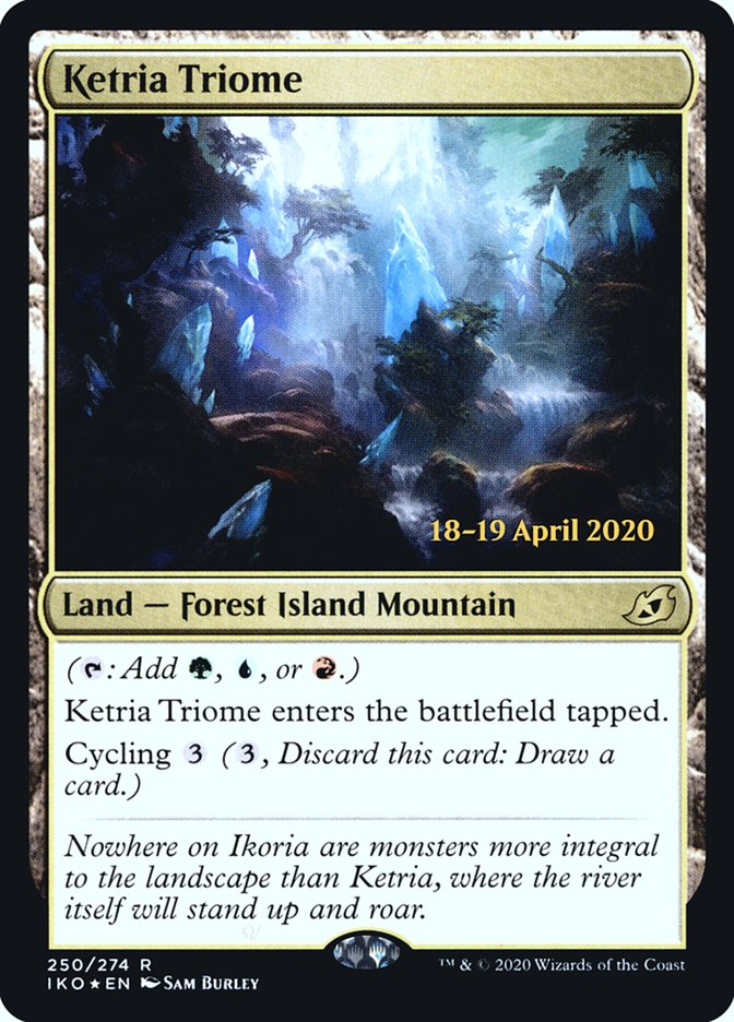 Ketria Triome  [Ikoria: Lair of Behemoths Prerelease Promos] | Good Games North
