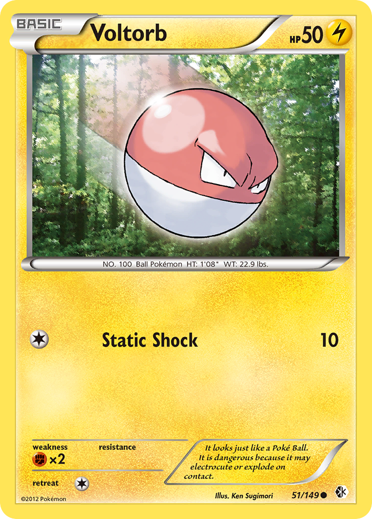 Voltorb (51/149) [Black & White: Boundaries Crossed] | Good Games North