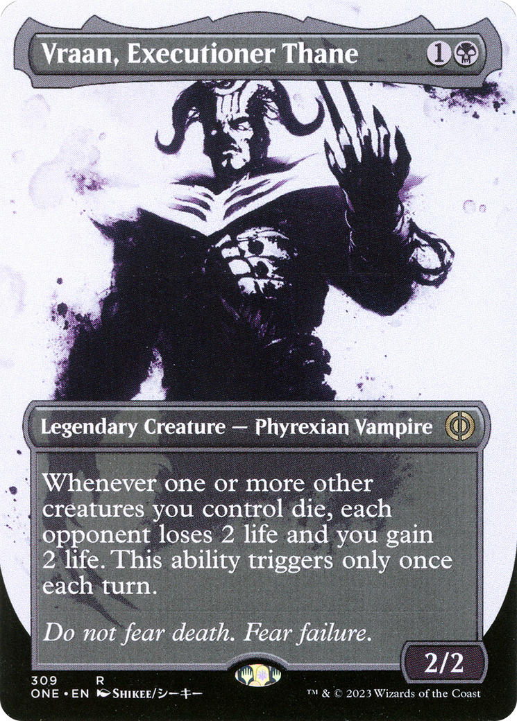 Vraan, Executioner Thane (Borderless Ichor) [Phyrexia: All Will Be One] | Good Games North