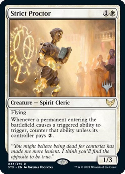 Strict Proctor (Promo Pack) [Strixhaven: School of Mages Promos] | Good Games North