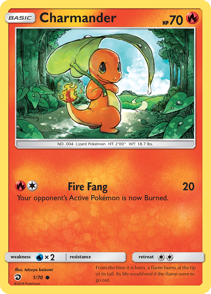 Charmander (1/70) [Sun & Moon: Dragon Majesty] | Good Games North