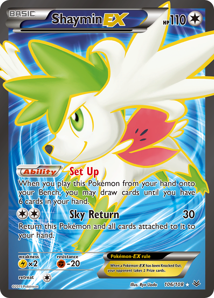 Shaymin EX (106/108) [XY: Roaring Skies] | Good Games North