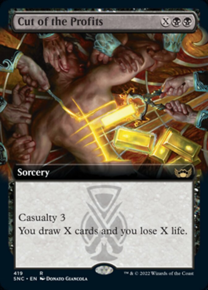 Cut of the Profits (Extended Art) [Streets of New Capenna] | Good Games North