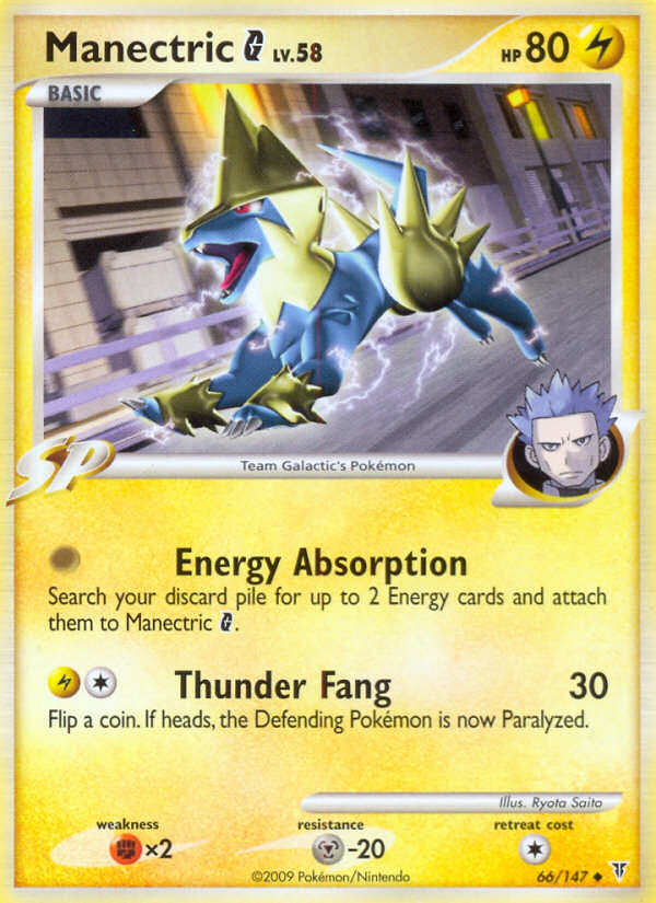 Manectric G (66/147) [Platinum: Supreme Victors] | Good Games North