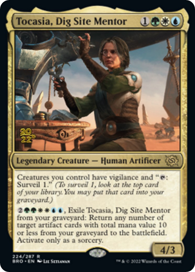 Tocasia, Dig Site Mentor [The Brothers' War: Prerelease Promos] | Good Games North