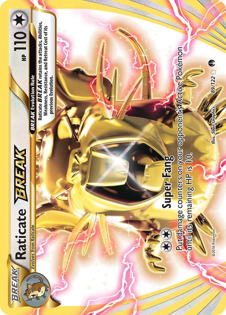 Raticate BREAK (89/122) [XY: BREAKpoint] | Good Games North