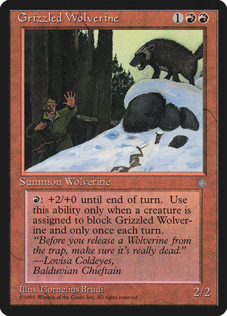 Grizzled Wolverine [Ice Age] | Good Games North