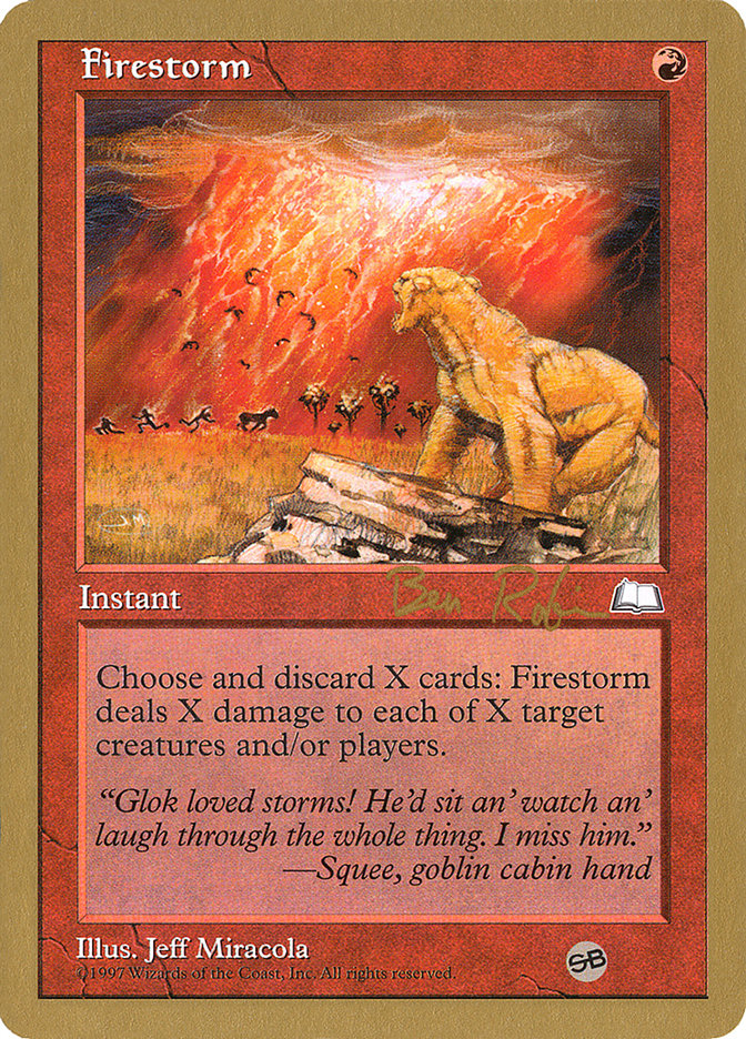 Firestorm (Brian Selden) [World Championship Decks 1998] | Good Games North
