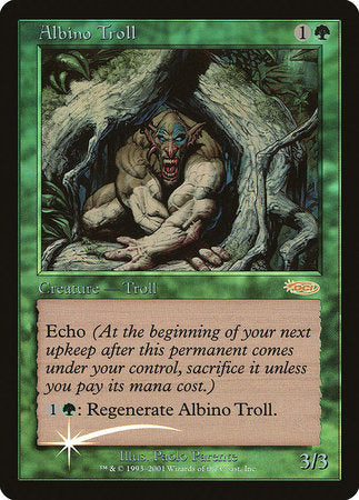 Albino Troll [Friday Night Magic 2002] | Good Games North