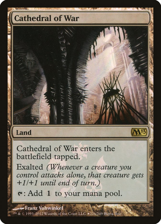 Cathedral of War (Buy-A-Box) [Magic 2013 Promos] | Good Games North