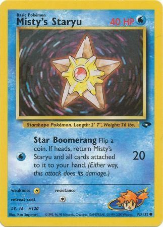 Misty's Staryu (92/132) [Gym Challenge Unlimited] | Good Games North