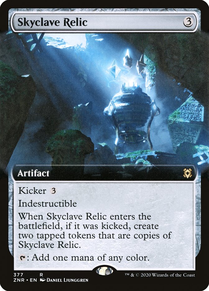 Skyclave Relic (Extended Art) [Zendikar Rising] | Good Games North
