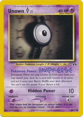 Unown [I] (68/75) [Neo Discovery Unlimited] | Good Games North