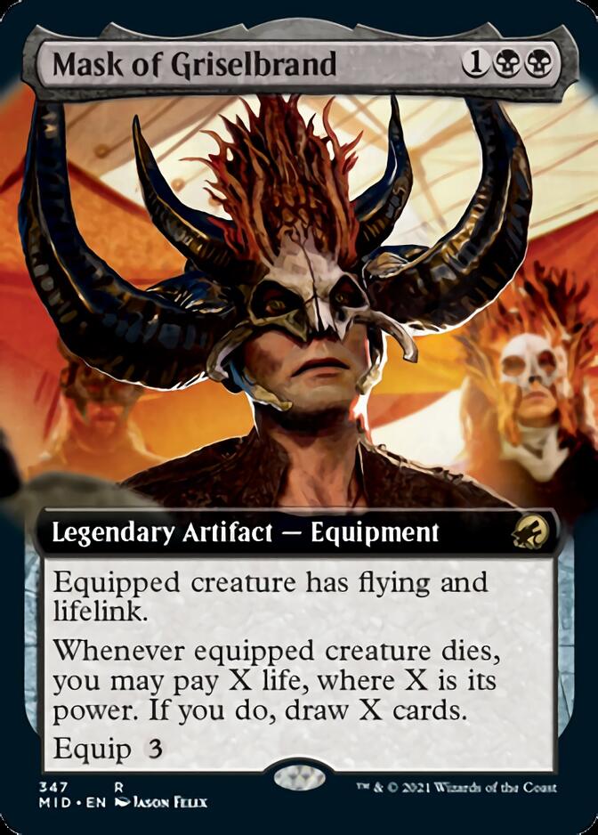 Mask of Griselbrand (Extended) [Innistrad: Midnight Hunt] | Good Games North