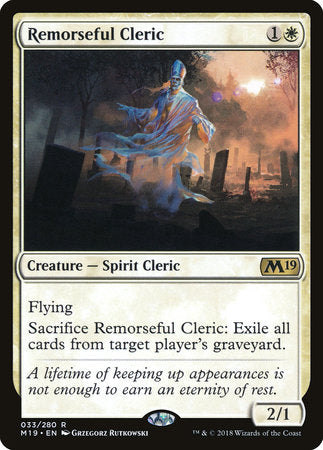 Remorseful Cleric [Core Set 2019] | Good Games North