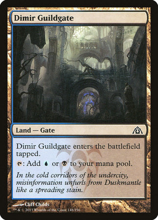 Dimir Guildgate [Dragon's Maze] | Good Games North