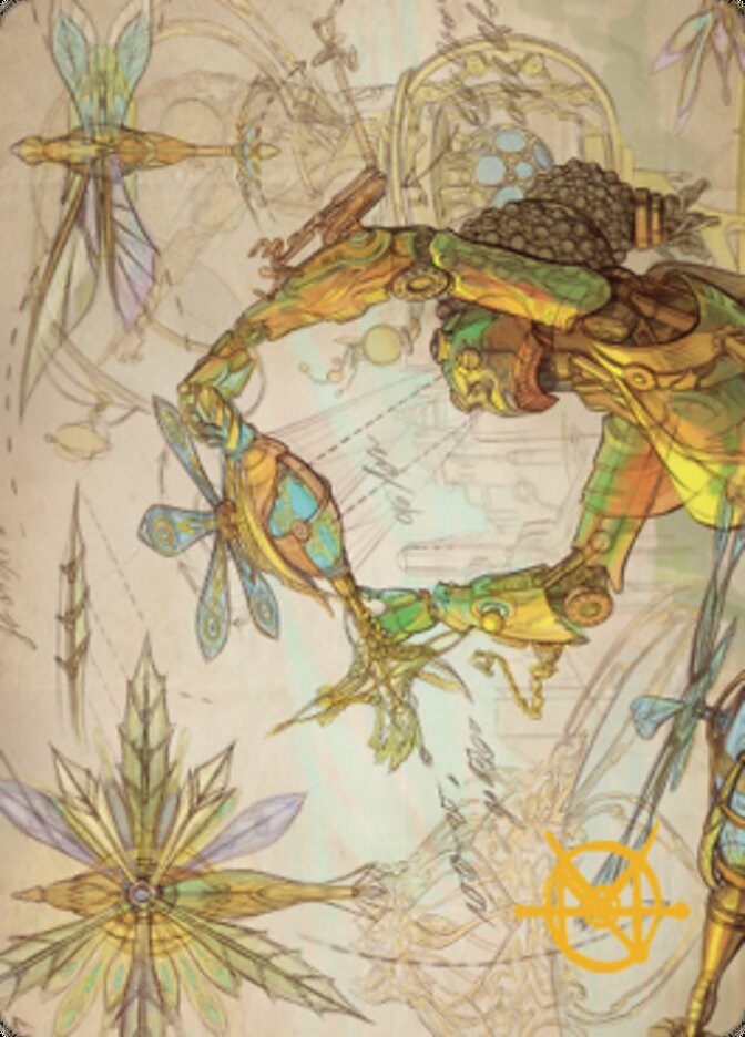 Inspiring Statuary Art Card (Gold-Stamped Signature) [The Brothers' War Art Series] | Good Games North