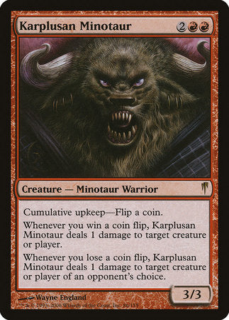 Karplusan Minotaur [Coldsnap] | Good Games North