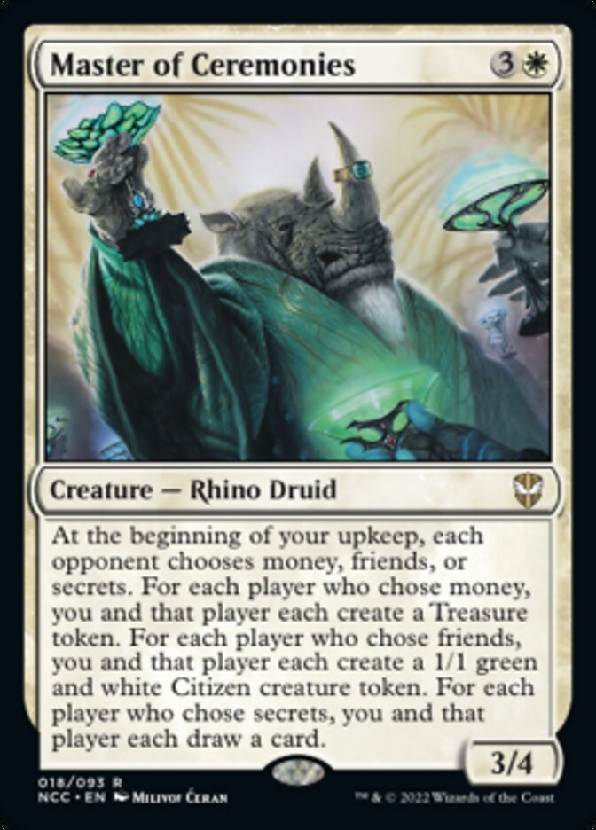 Master of Ceremonies [Streets of New Capenna Commander] | Good Games North