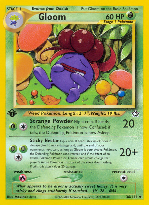 Gloom (36/111) [Neo Genesis 1st Edition] | Good Games North