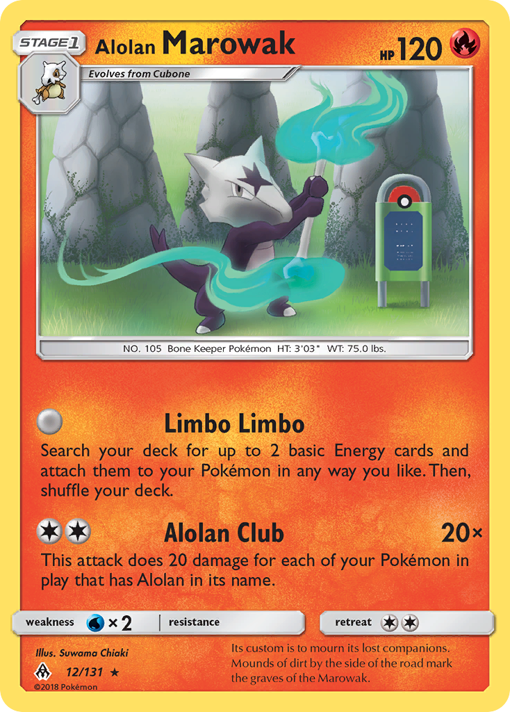 Alolan Marowak (12/131) [Sun & Moon: Forbidden Light] | Good Games North
