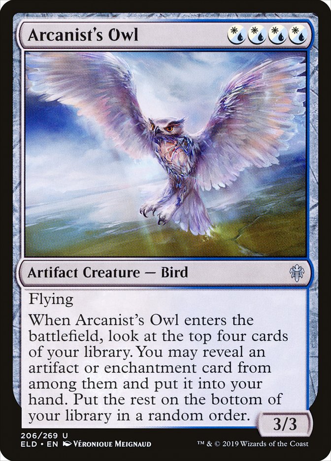 Arcanist's Owl [Throne of Eldraine] | Good Games North