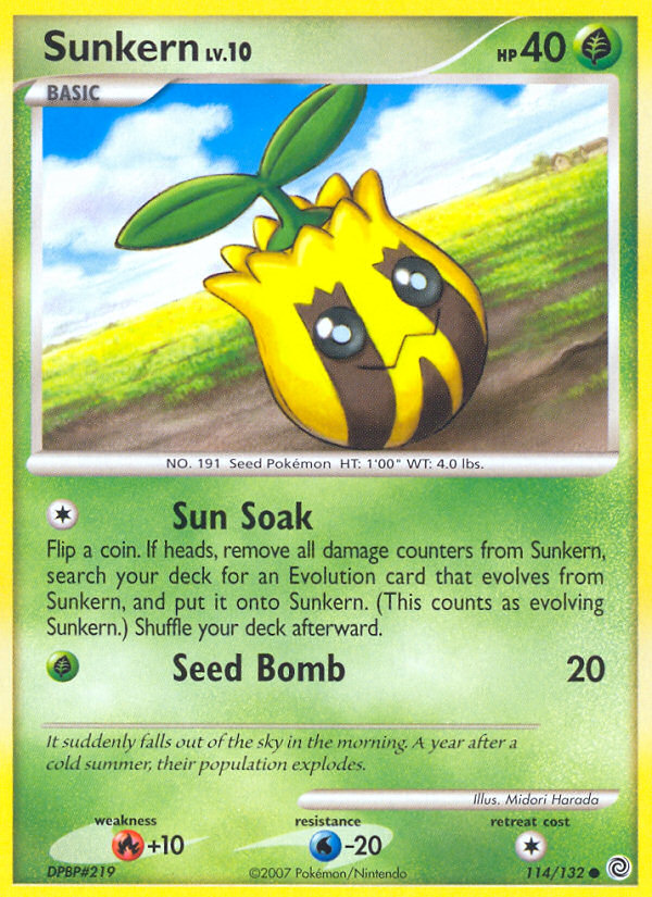 Sunkern (114/132) [Diamond & Pearl: Secret Wonders] | Good Games North