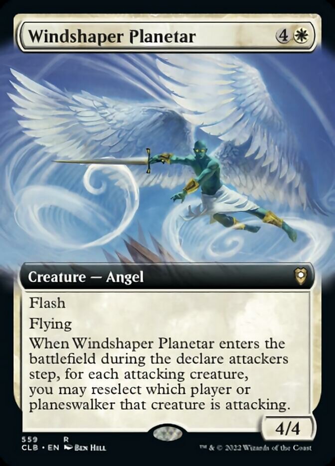 Windshaper Planetar (Extended Art) [Commander Legends: Battle for Baldur's Gate] | Good Games North