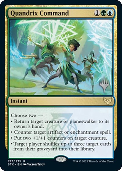 Quandrix Command (Promo Pack) [Strixhaven: School of Mages Promos] | Good Games North