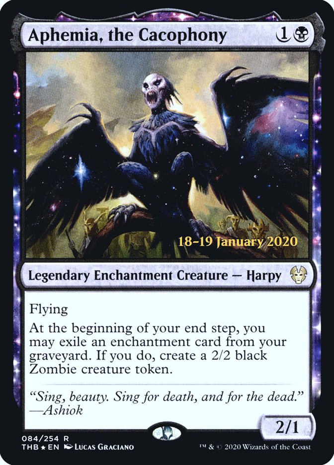 Aphemia, the Cacophony [Theros Beyond Death Prerelease Promos] | Good Games North