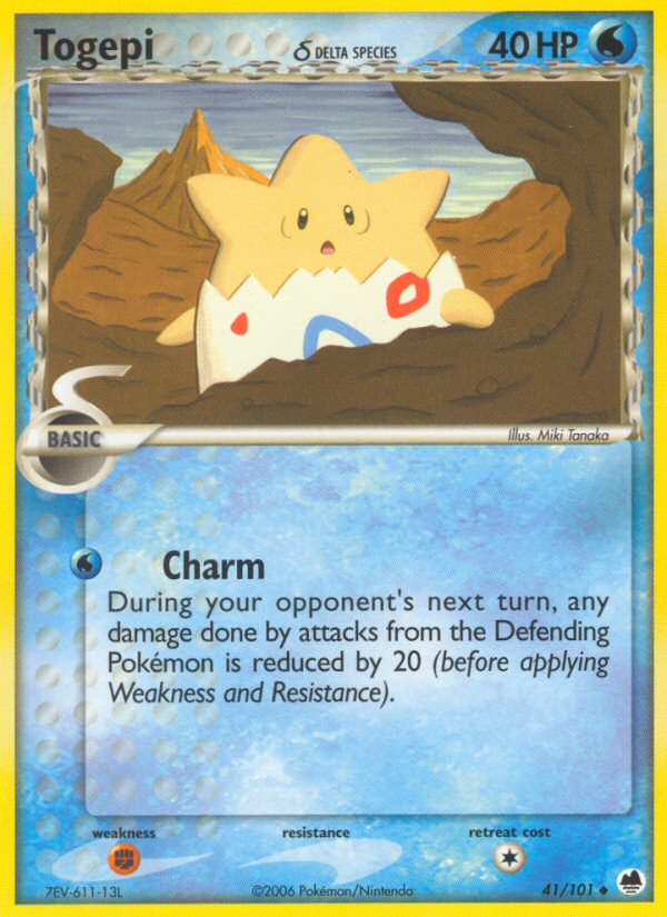 Togepi (41/101) (Delta Species) [EX: Dragon Frontiers] | Good Games North