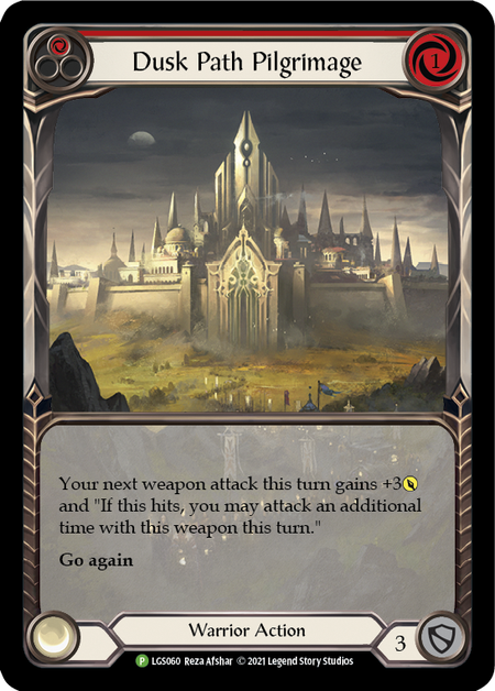 Dusk Path Pilgrimage (Red) [LGS060] Rainbow Foil | Good Games North