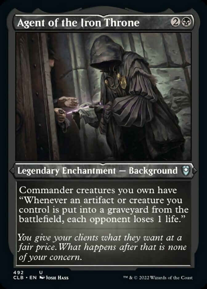 Agent of the Iron Throne (Foil Etched) [Commander Legends: Battle for Baldur's Gate] | Good Games North