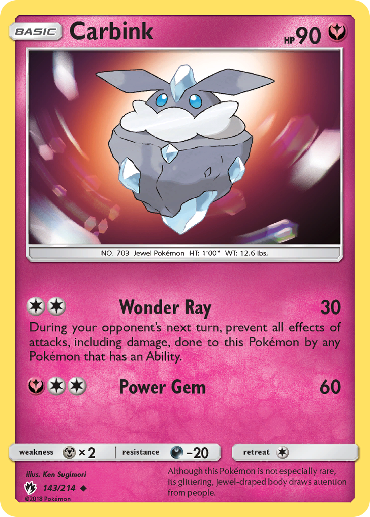 Carbink (143/214) [Sun & Moon: Lost Thunder] | Good Games North
