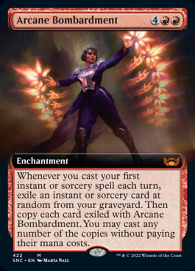 Arcane Bombardment (Extended Art) [Streets of New Capenna] | Good Games North