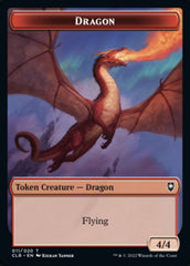 Treasure // Dragon Double-sided Token [Commander Legends: Battle for Baldur's Gate Tokens] | Good Games North