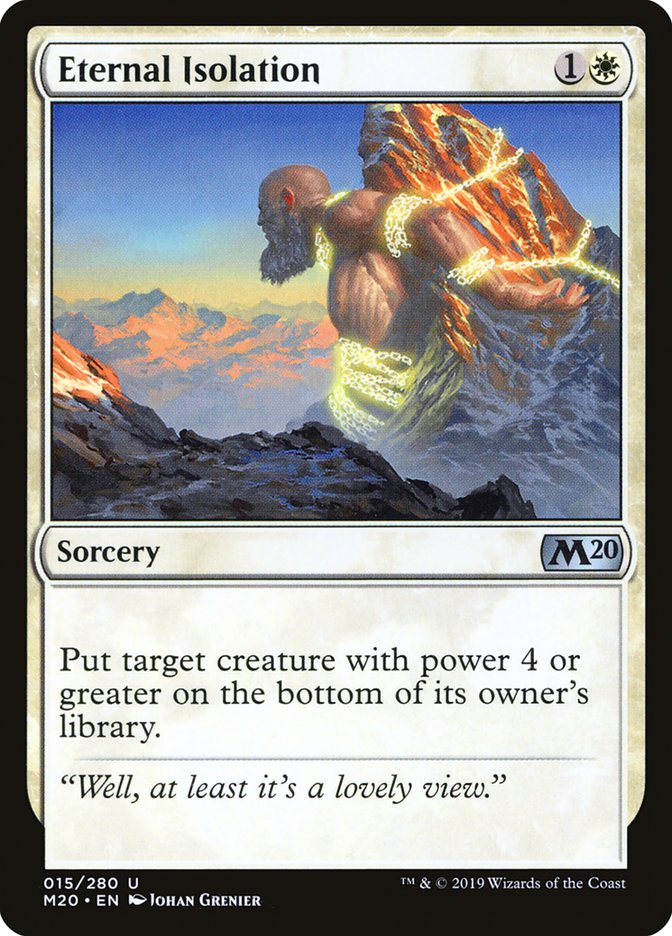 Eternal Isolation [Core Set 2020] | Good Games North