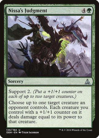 Nissa's Judgment [Oath of the Gatewatch] | Good Games North