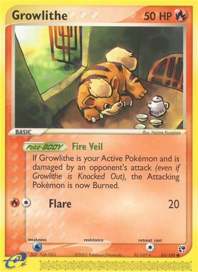 Growlithe (65/100) [EX: Sandstorm] | Good Games North