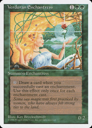 Verduran Enchantress [Fourth Edition] | Good Games North
