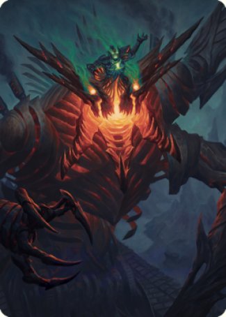 Mishra, Lost to Phyrexia Art Card [The Brothers' War Art Series] | Good Games North